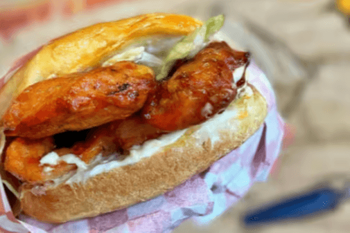 BBQ Chicken Burger BBQ鸡腿堡