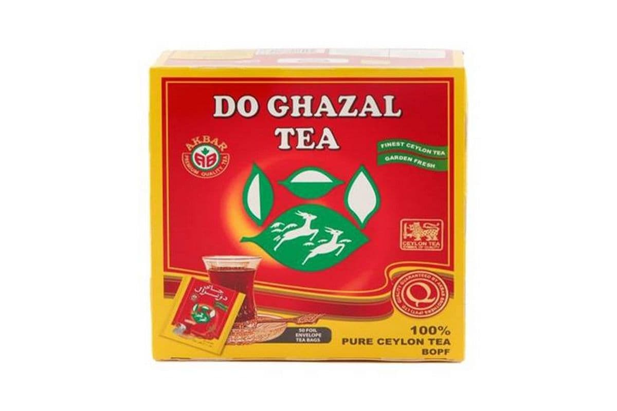 Do Ghazal • Pure Ceylon Plain Teabags Red / Sachets De Thé Nature Pur Ceylan Rouge (100 Tea Bags)