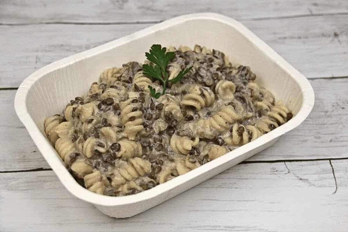 Lentil Stroganoff (2 portions)