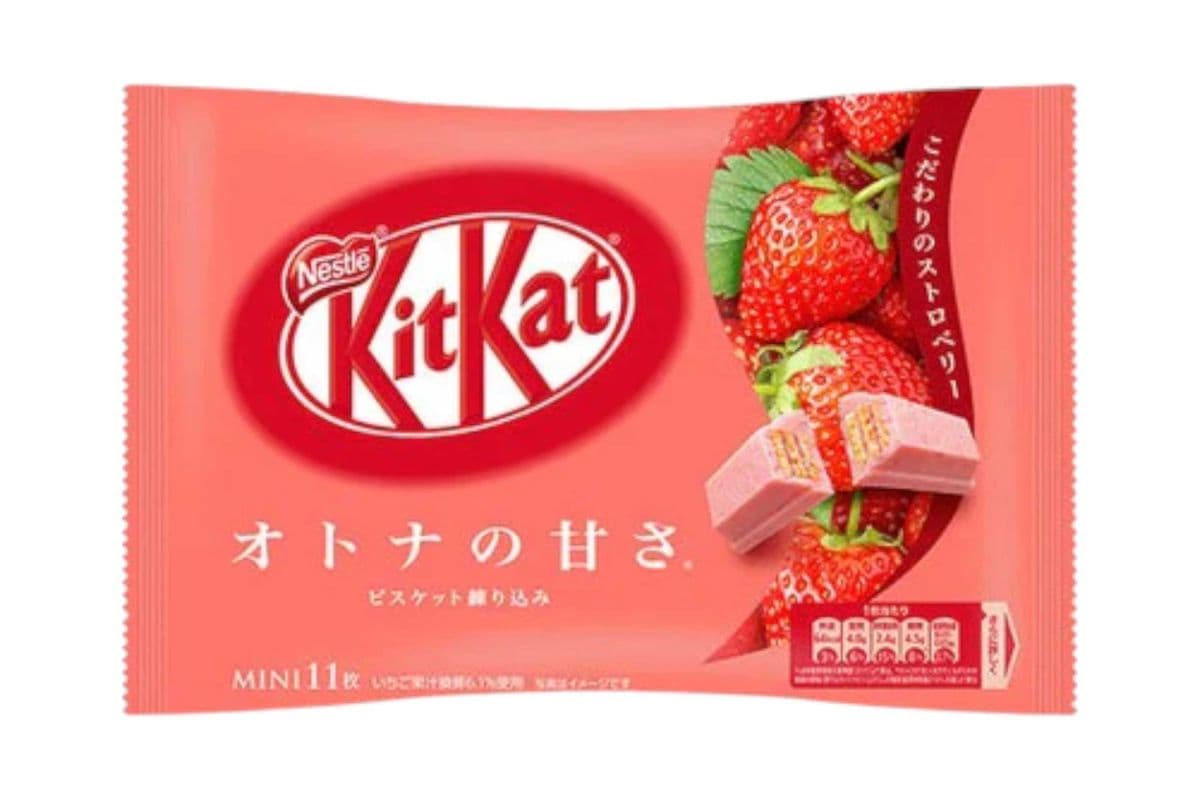 KitKat Strawberry 11 Packs (124g) (64 Cal)