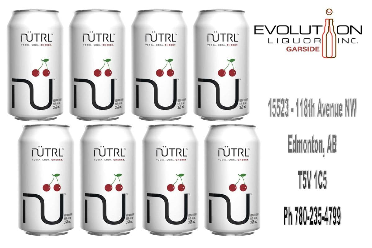 Nutrl Vodka Soda Cherry C355-08 (8 x 355ml Can)