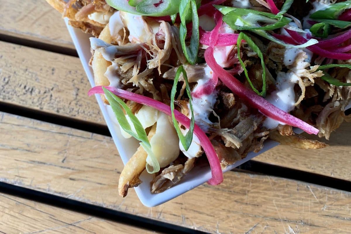 Pulled Pork Poutine (it's big!)