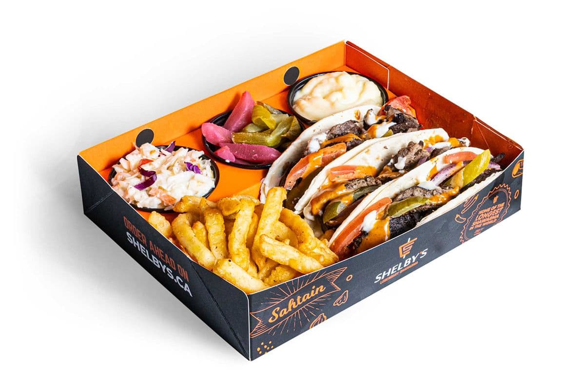 Shawarma Tacos Box