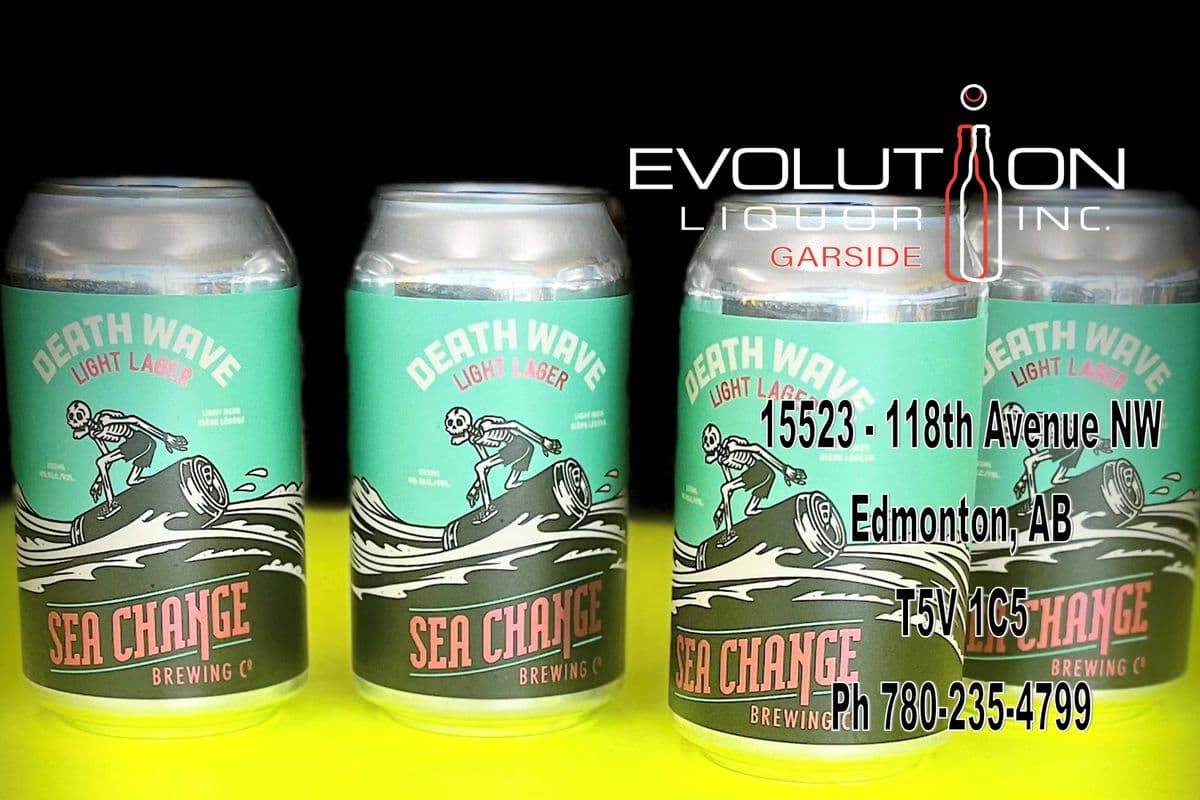 Sea Change Death Wave Light Lager C355-04 (4 x 355ml Can)