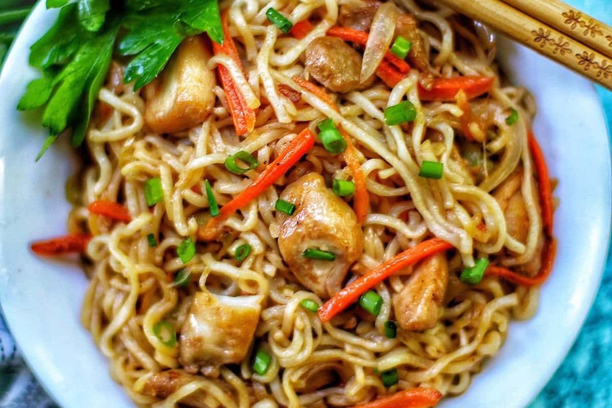 Chicken Yakisoba