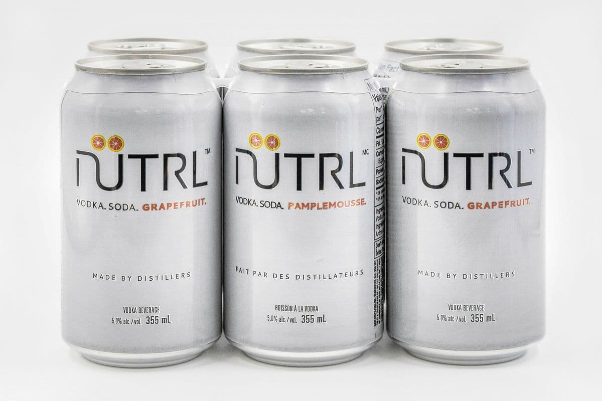 NUTRL VODKA SODA - GRAPEFRUIT (6 Cans) (1 x 355 ml)