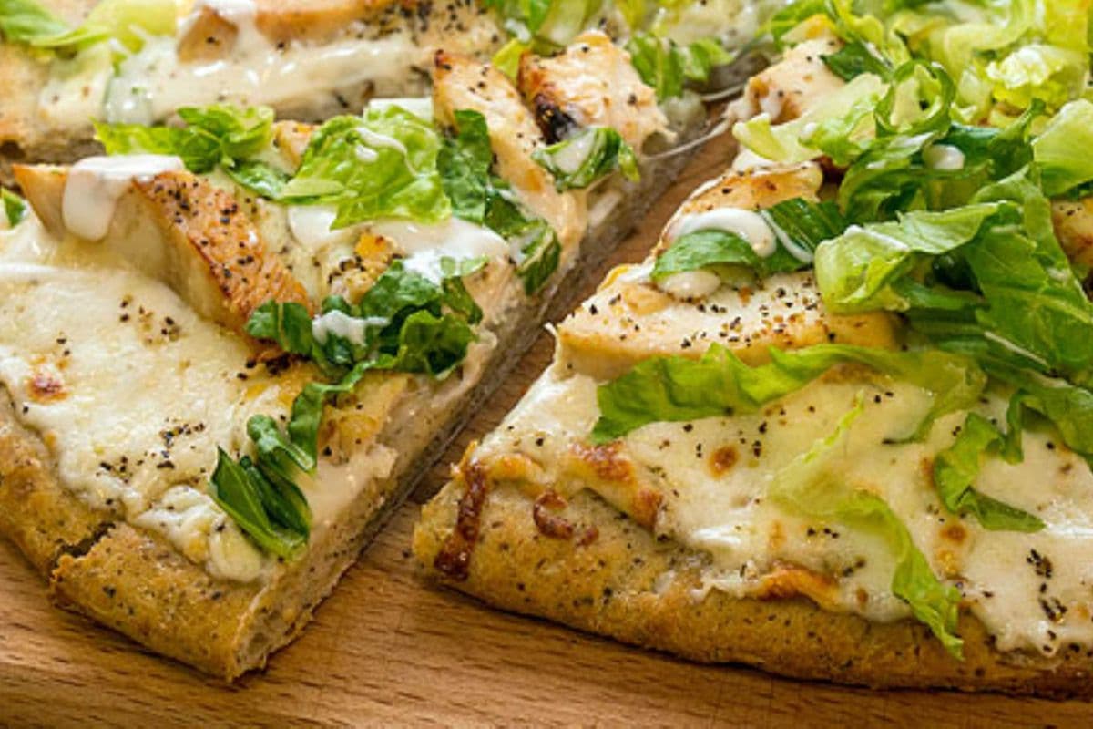 Chicken Caesar Pizza