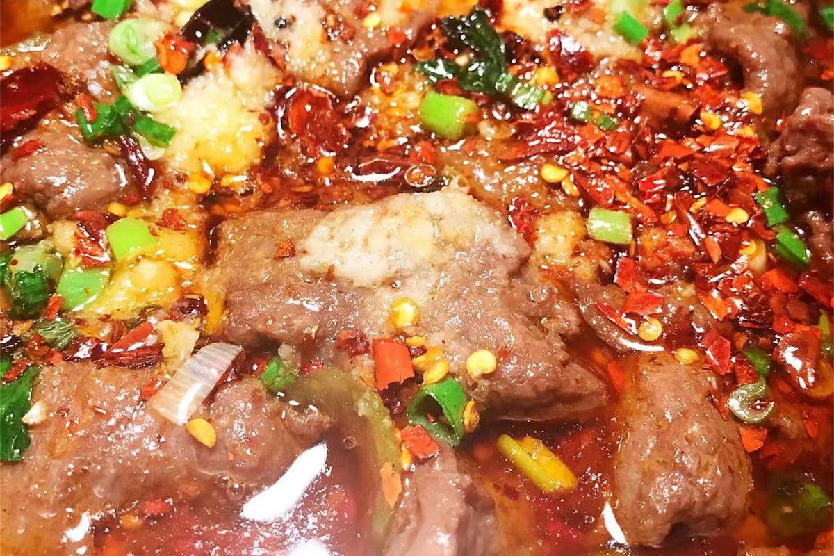 7. Boiled Beef in Hot Chili Soup 水煮牛肉