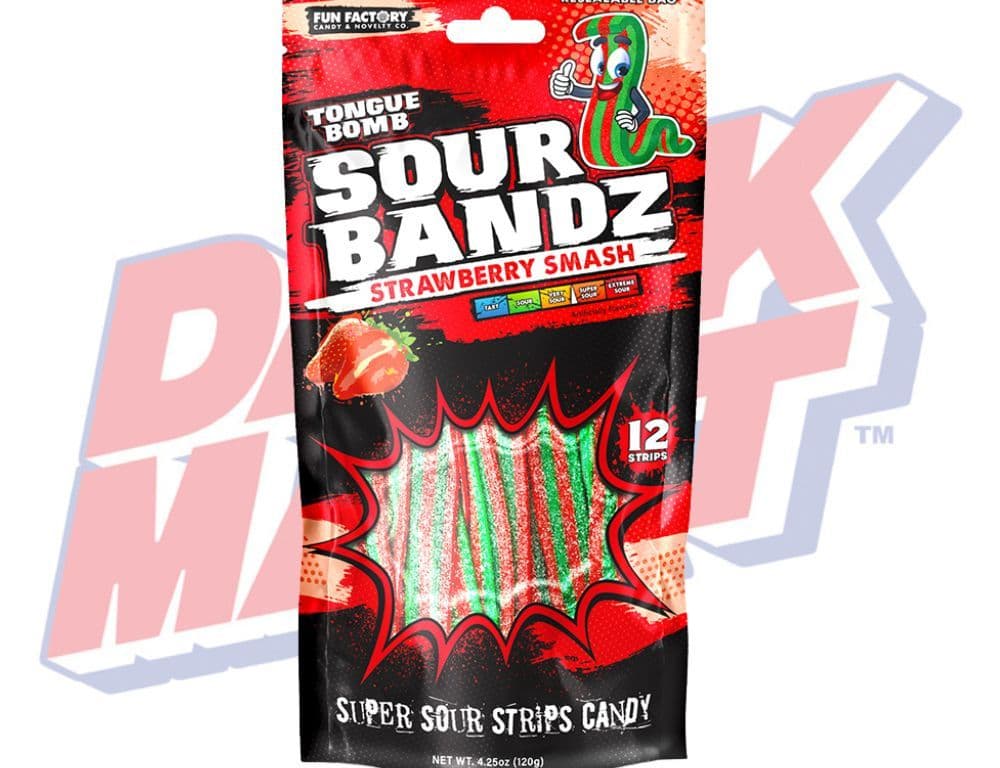 Sour Bandz Wild Strawberry - 4oz