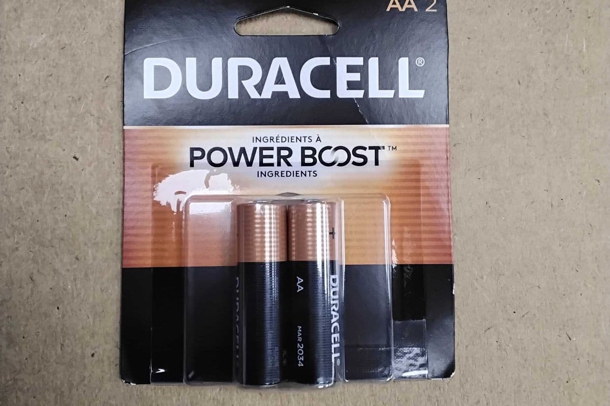 DURACELL AA2 Power boost ingredients.