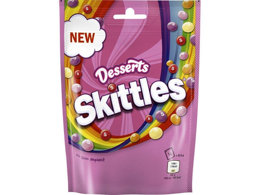 Skittles Desserts UK Chewy Candy Bag 152g