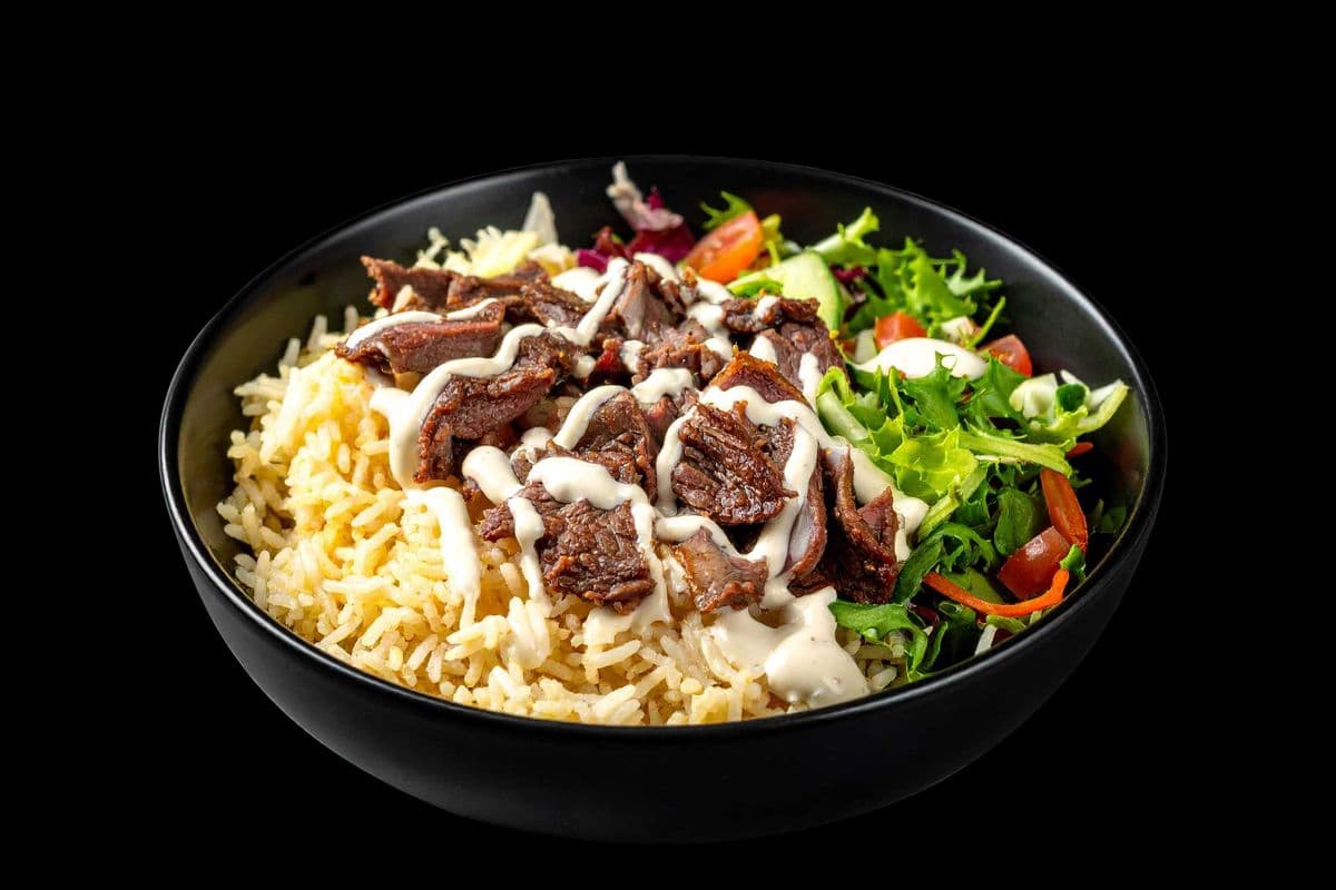 Beef Donair Rice Bowl