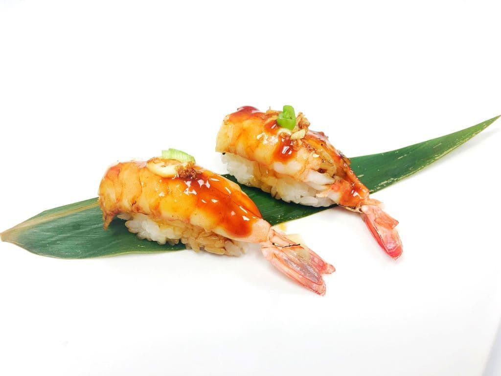 Roasted Shrimp Sushi (2pc)