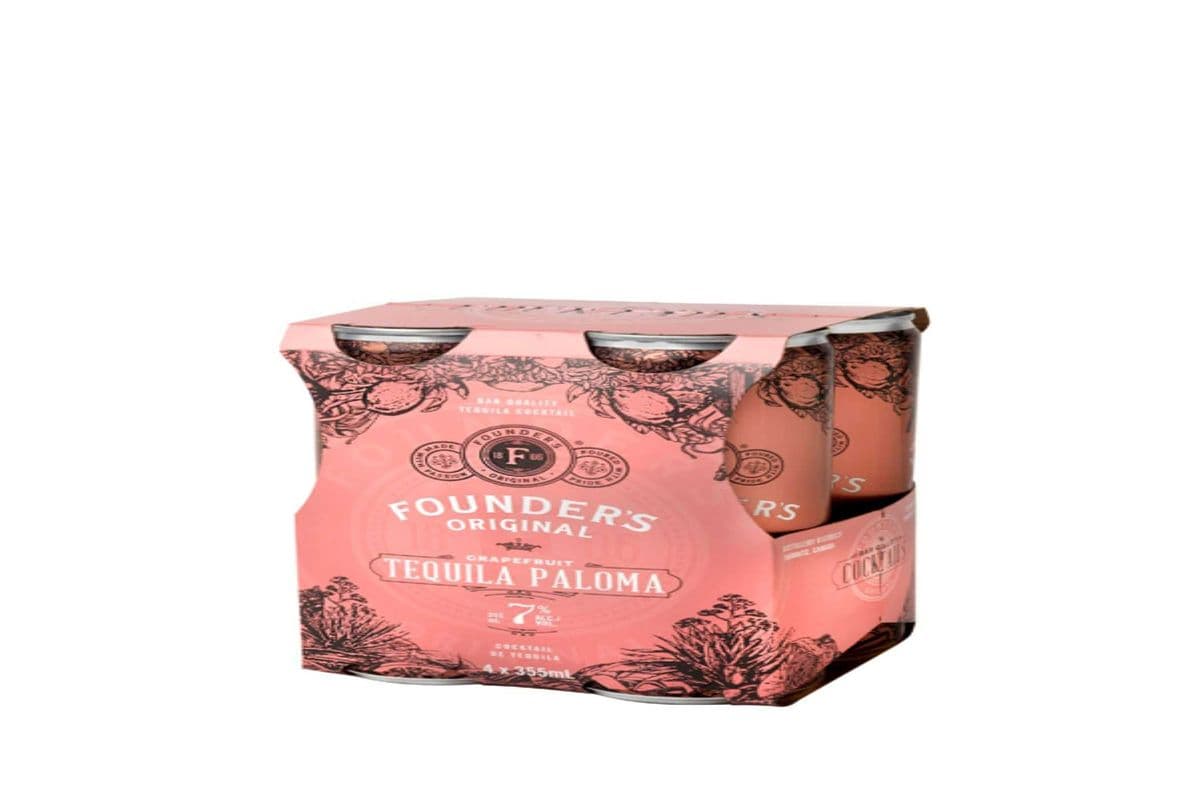FOUNDER'S ORIGINAL TEQUILA PALOMA 4 CANS (1 x 4 CANS)