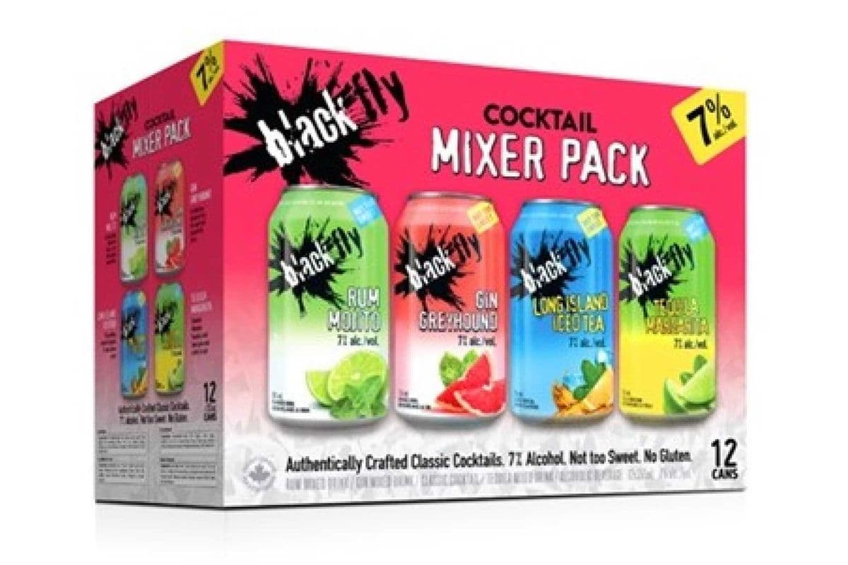 Black Fly Cocktails Mixer (12 Cans) (12 x 355 mL)