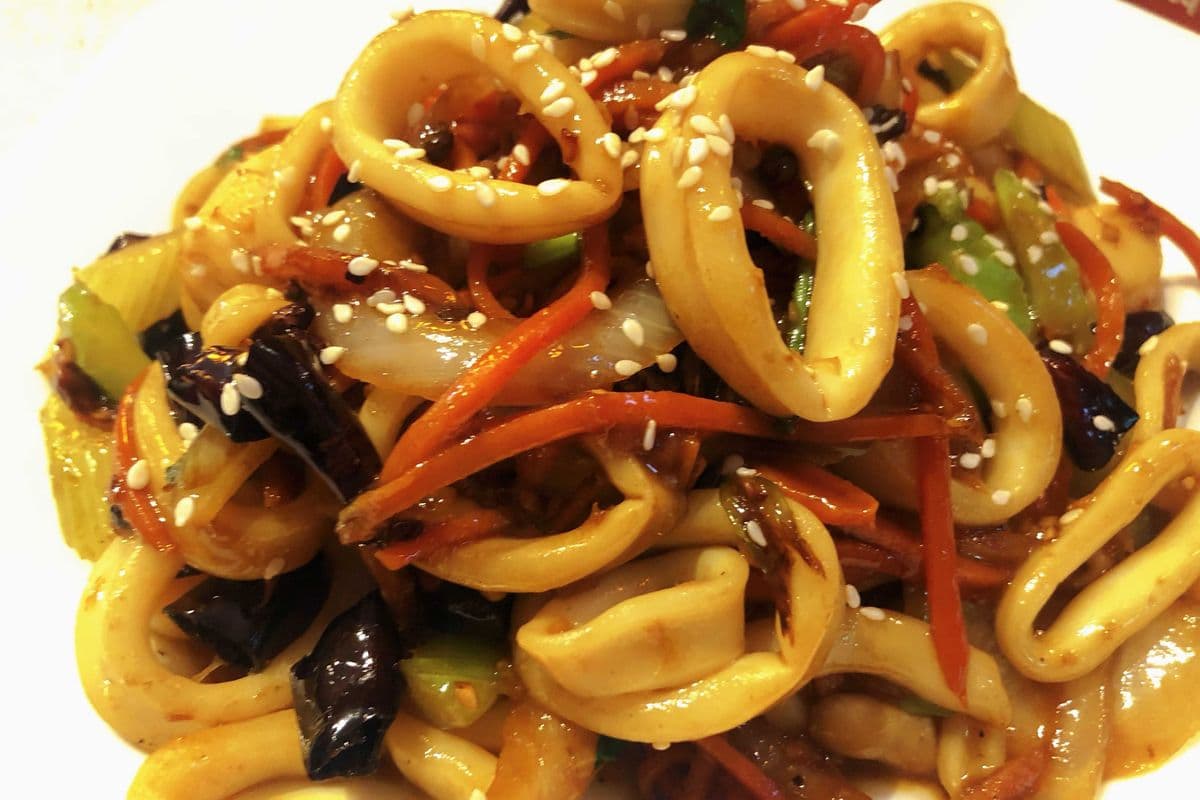 火爆鱿鱼 Stir-Fry Squid
