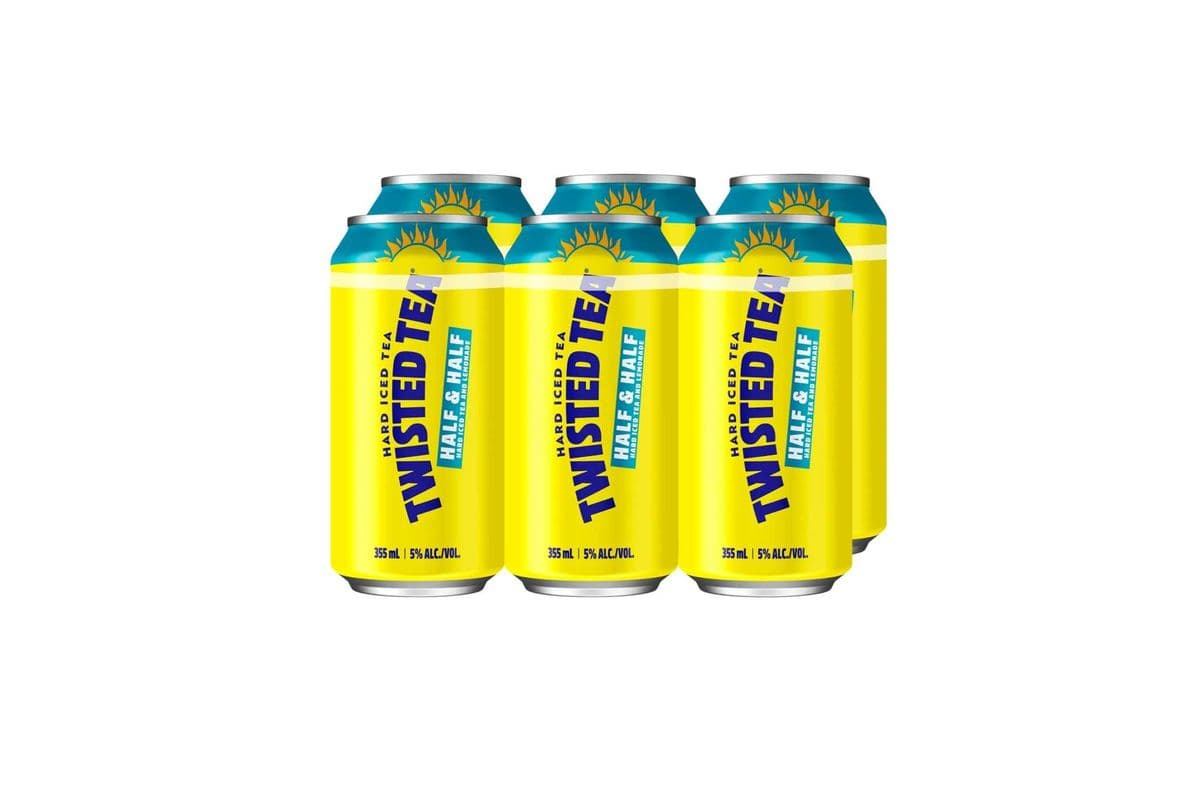 801026. TWISTED TEA HALF & HALF ICED TEA (6 x 355ML (CANS))