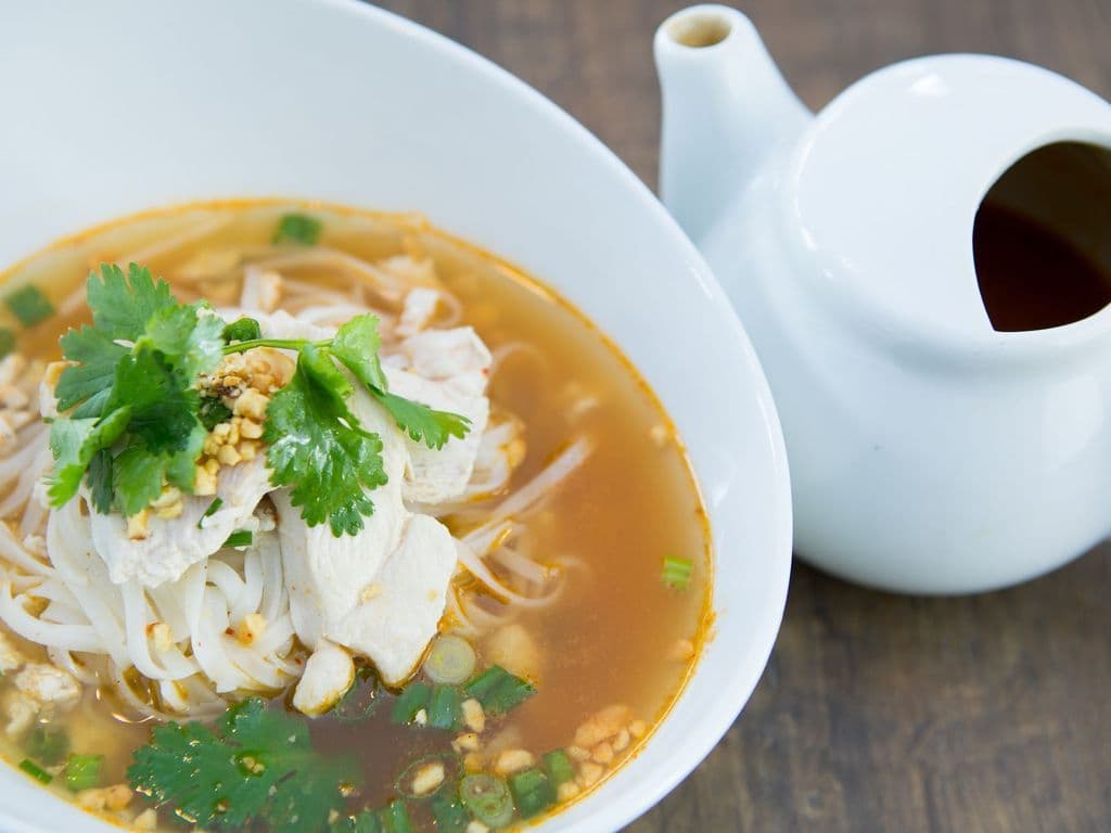 Tom Yum Boran Noodle in Soup