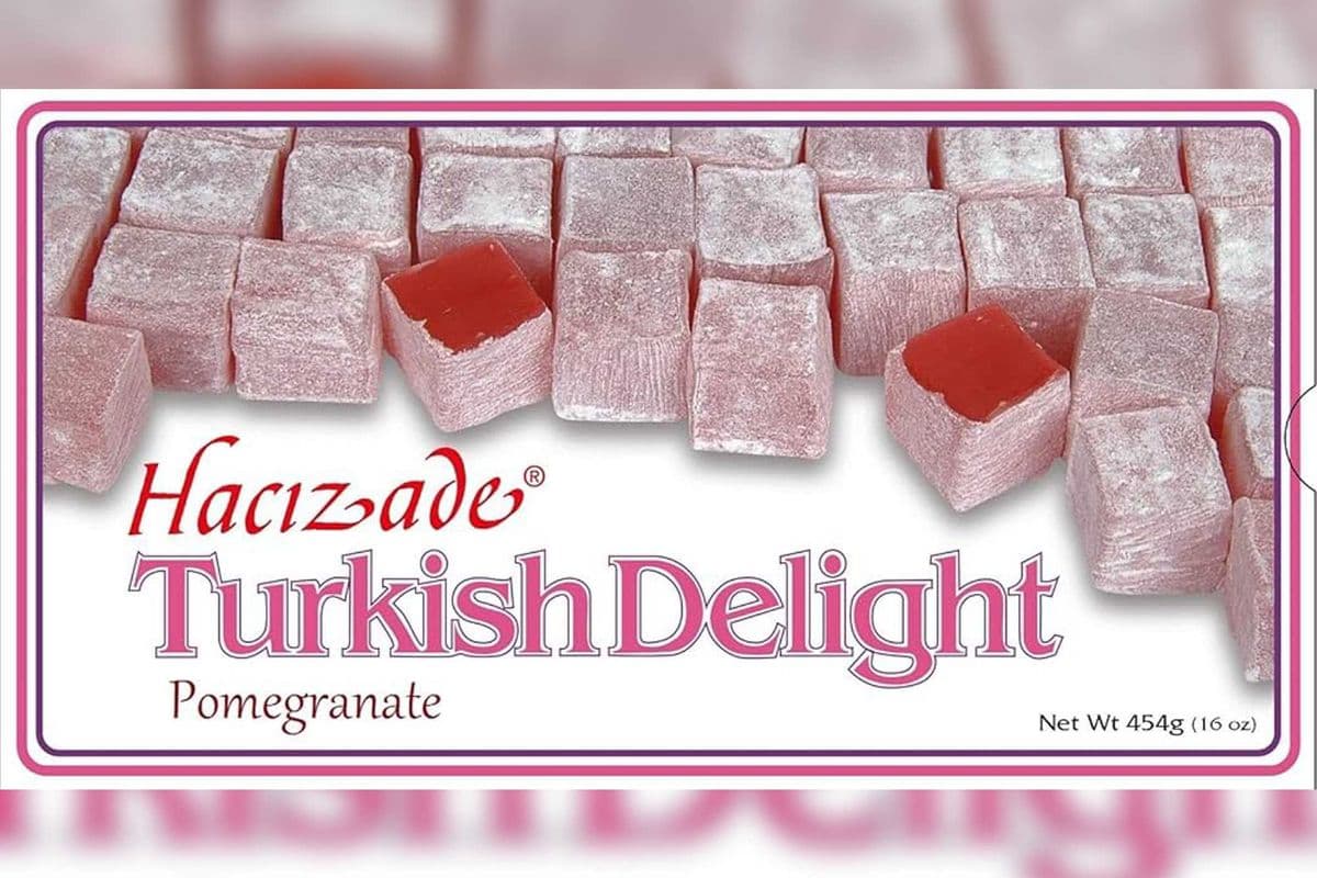 Hacizade Lokum Turkish Delight with Pomegranate 1LB