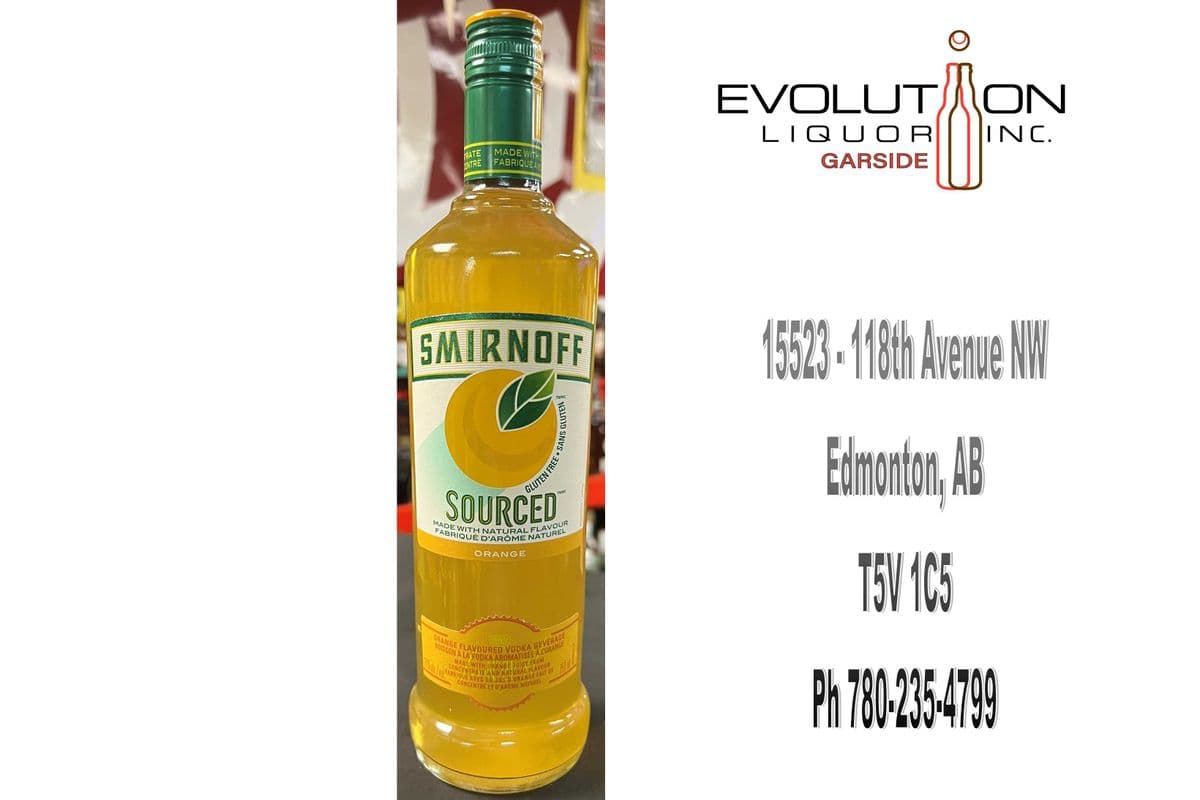 Smirnoff Vodka Orange 0750G (1 x 750ml Glass Bottle)