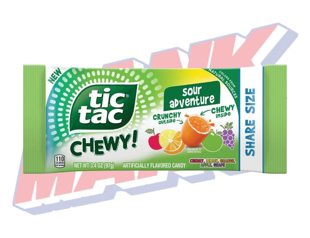 Tic Tac Chewy Sour Adventure Share Size - 3.4oz