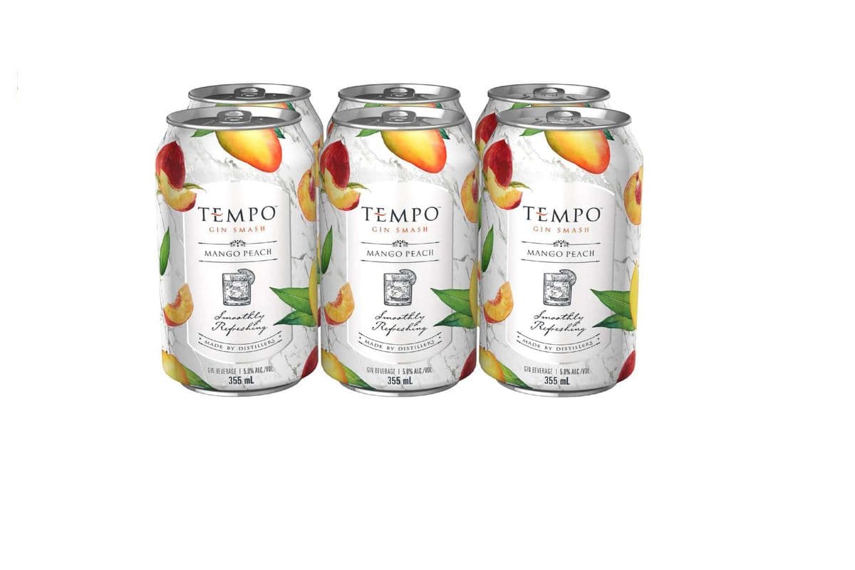 113983 - TEMPO GIN SMASH MANGO PEACH (6 x 355ml)