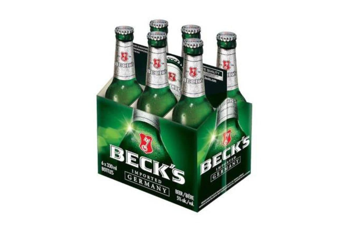 Beck's Lager (6 x 330 ml Bottles)