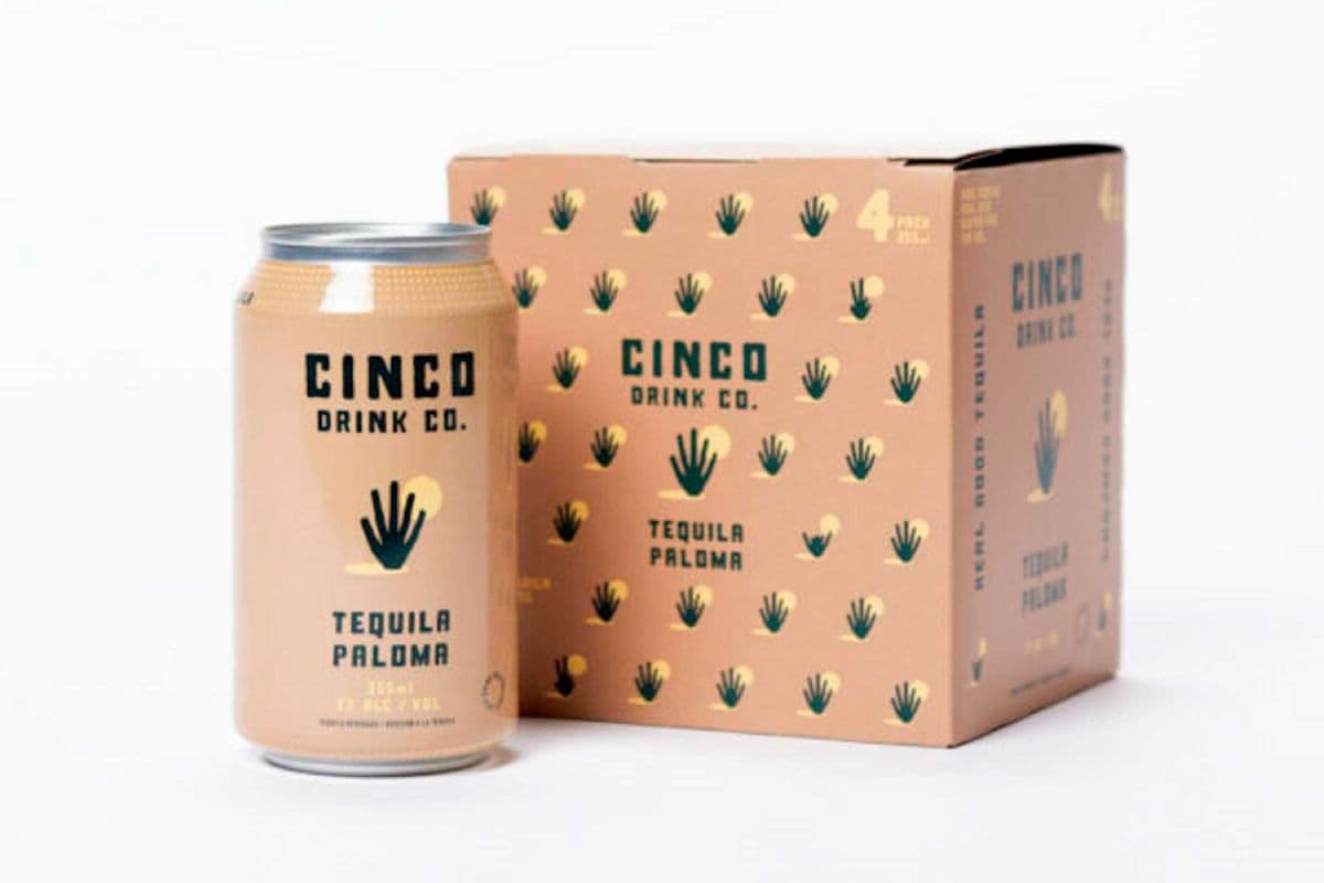 Cinco Tequila Paloma, 4 Cans (4 x 355ml)
