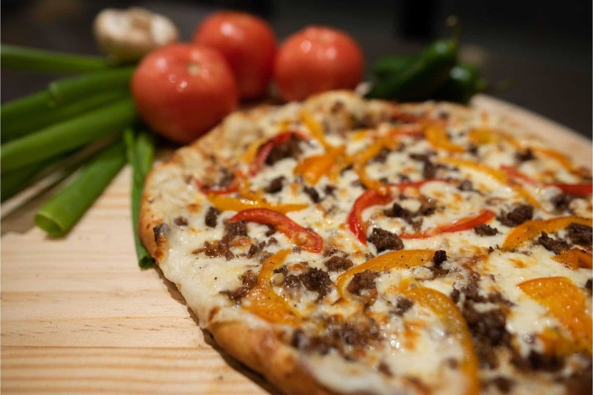 Small Philly Cheese Steak Pizza