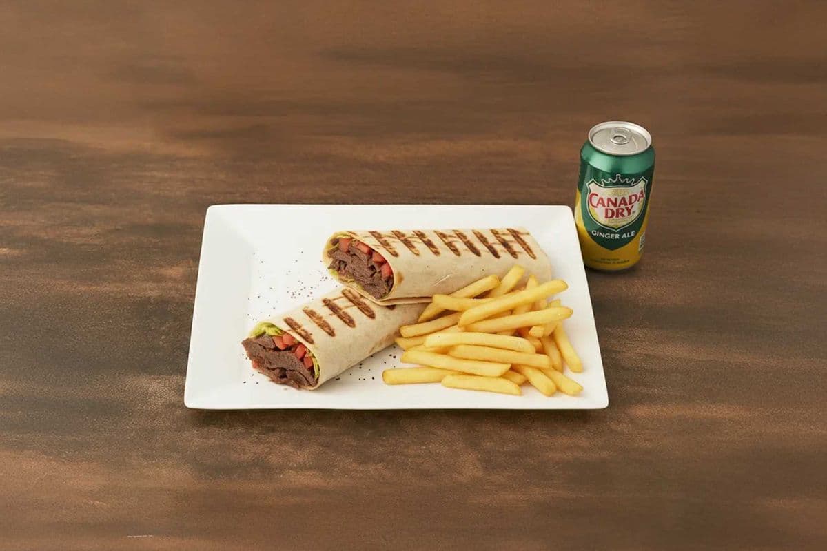 Beef Doner Wrap Combo