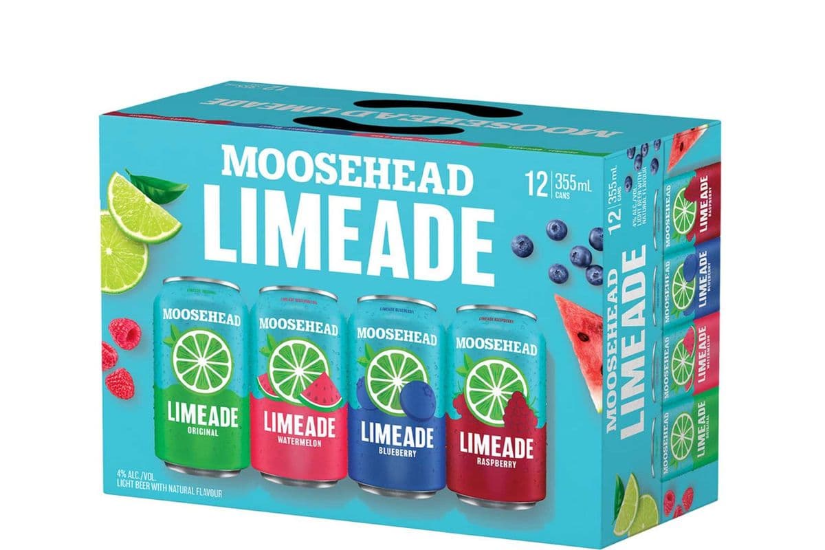 MOOSEHEAD LIMEADE MIX PACK 12 CANS (12 x 355 ML)
