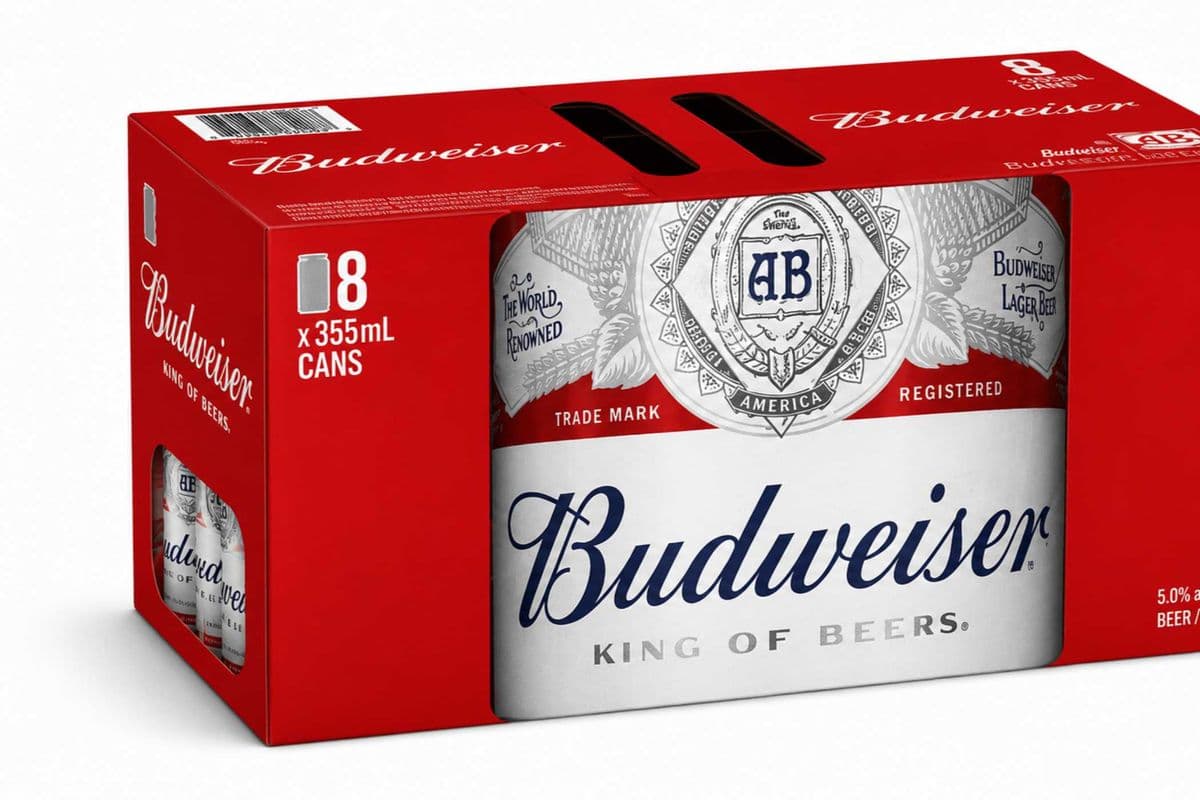 BUDWEISER 8 PACK (1 x 8)