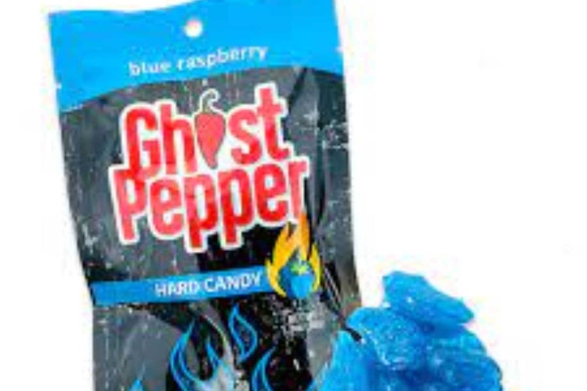 Ghost Pepper Blue Raspberry Hard Candy - 36 g