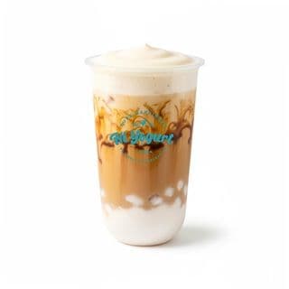 芝士黑糖麻薯牛乳 (Milk) Brown Sugar Mochi Latte with cheese foam 700ML