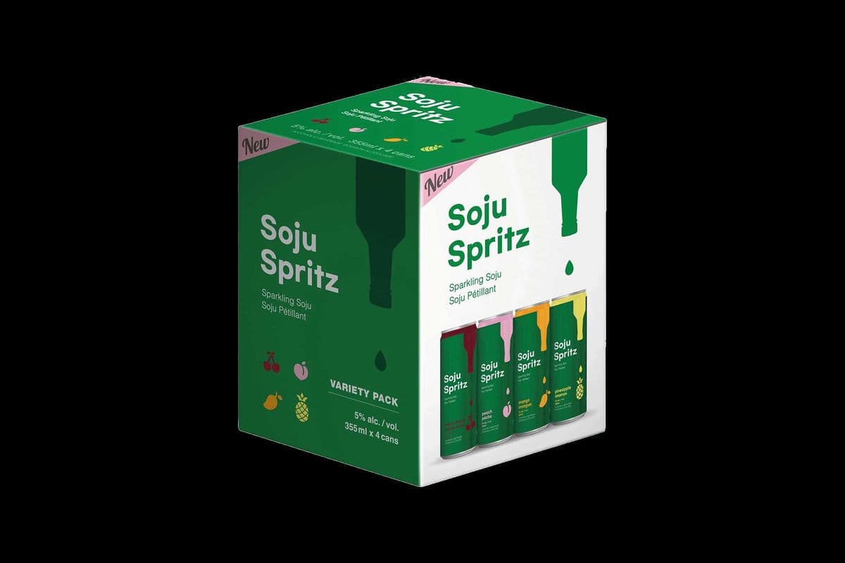 SOJU SPIRITZ VARIETY PACK - 4CANS (4 x 4*355ML)