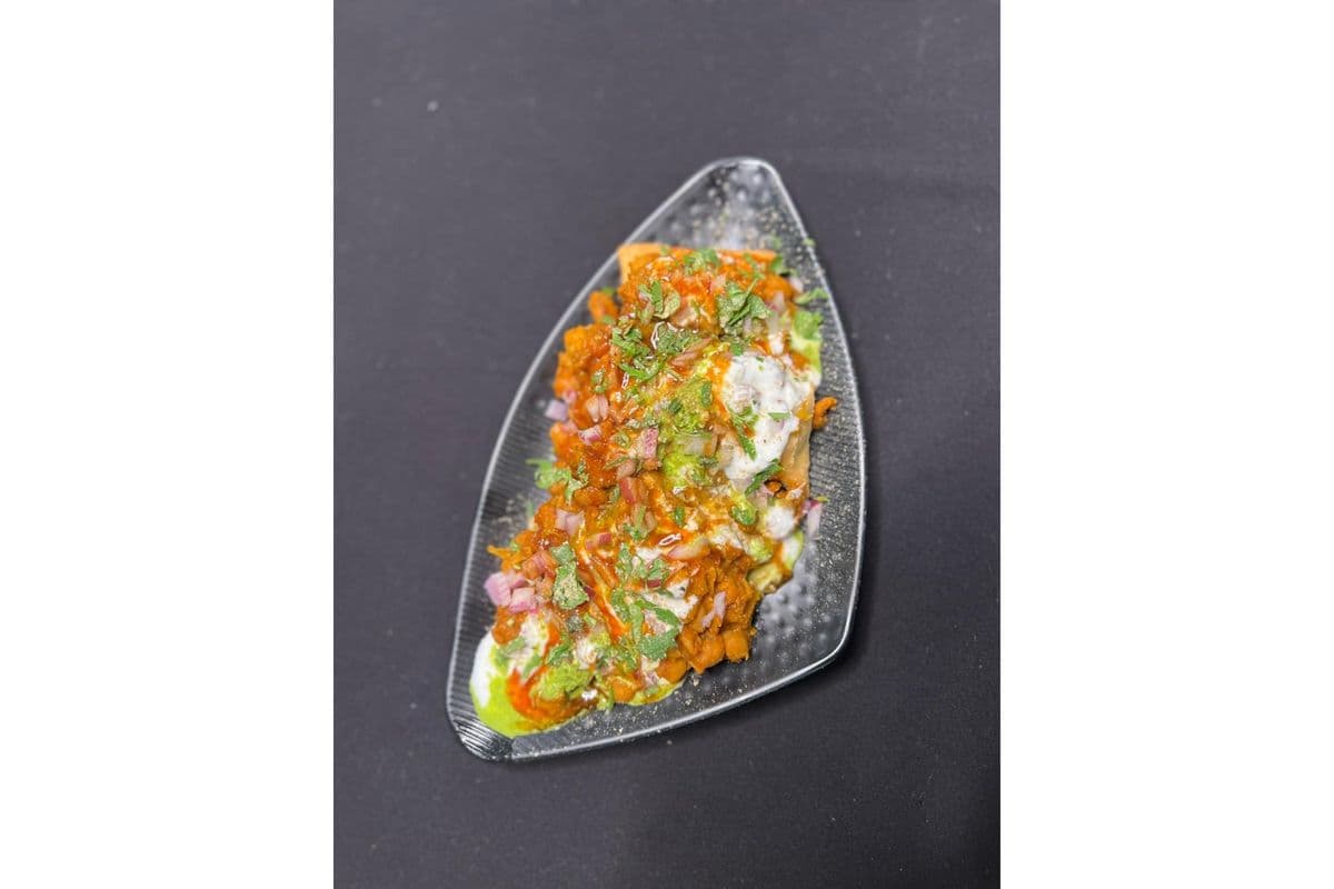 Veggie Samosa Chaat