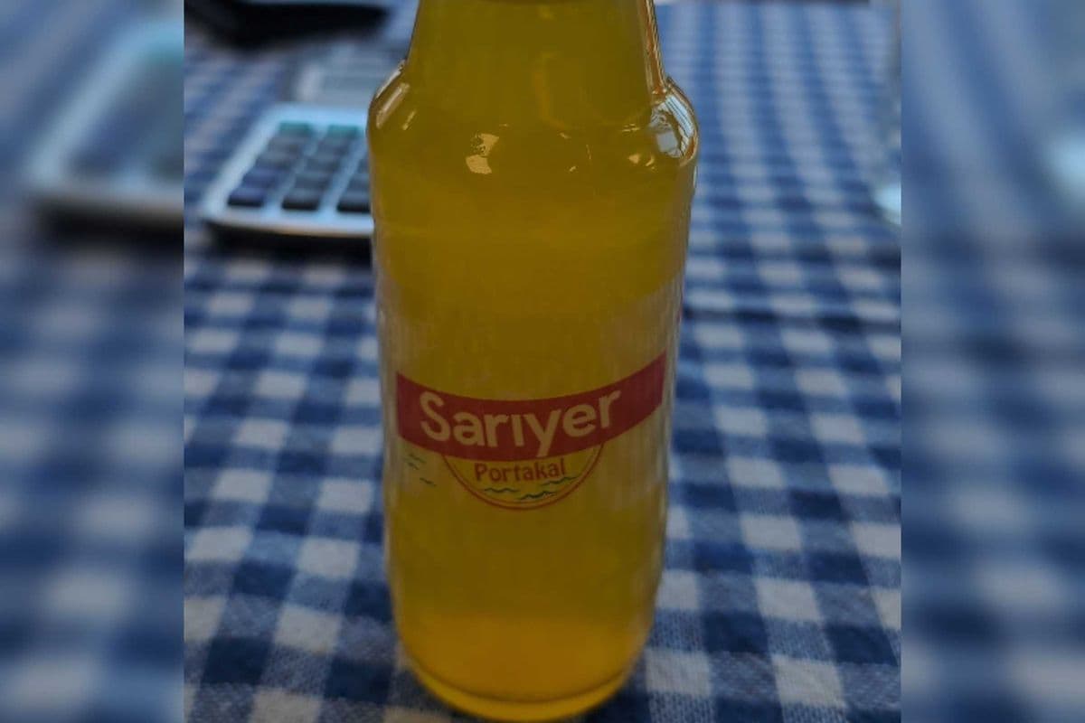 Sariyer Orange Soda Pop Sari Gazoz 200ml
