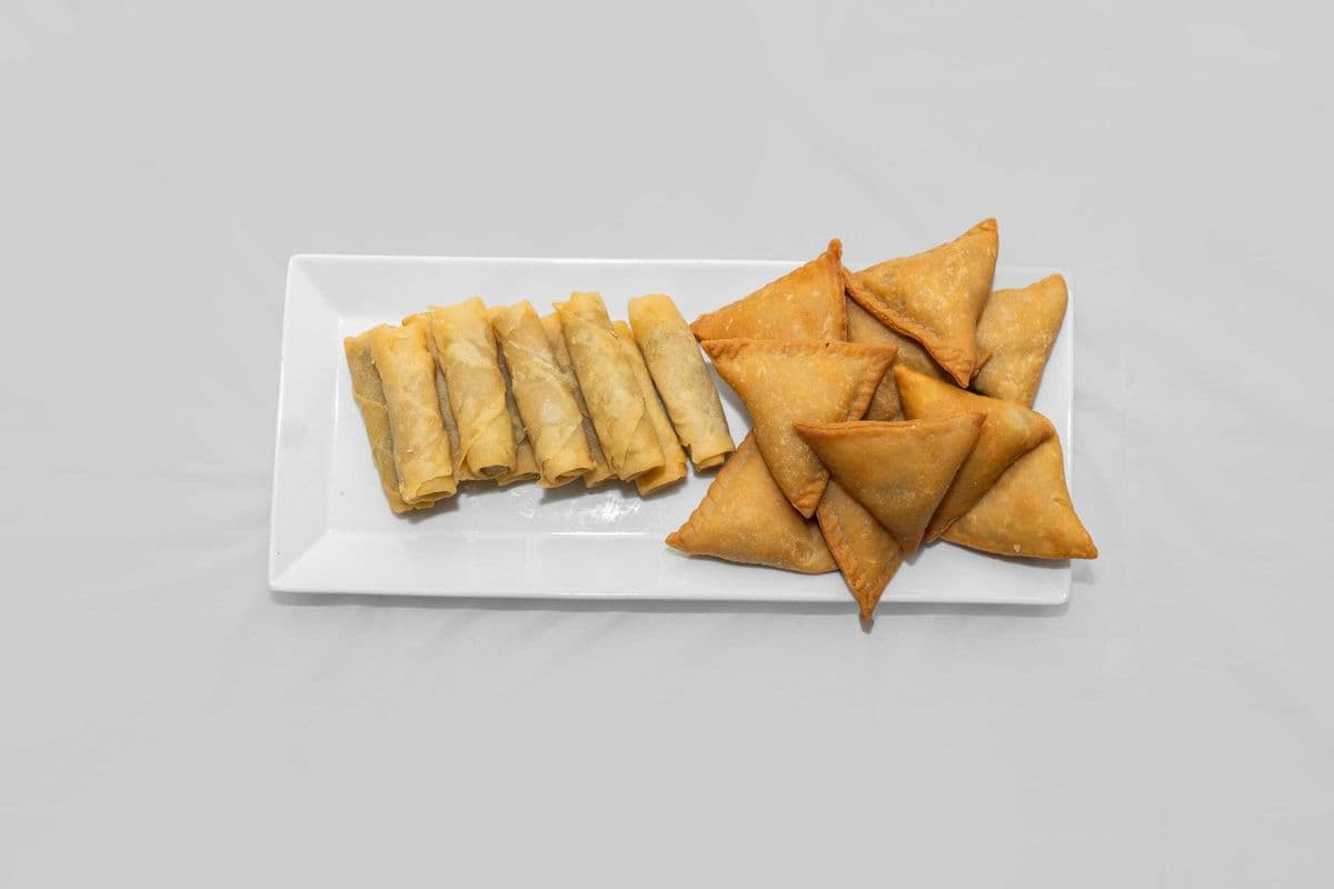 Samosas and Spring Rolls