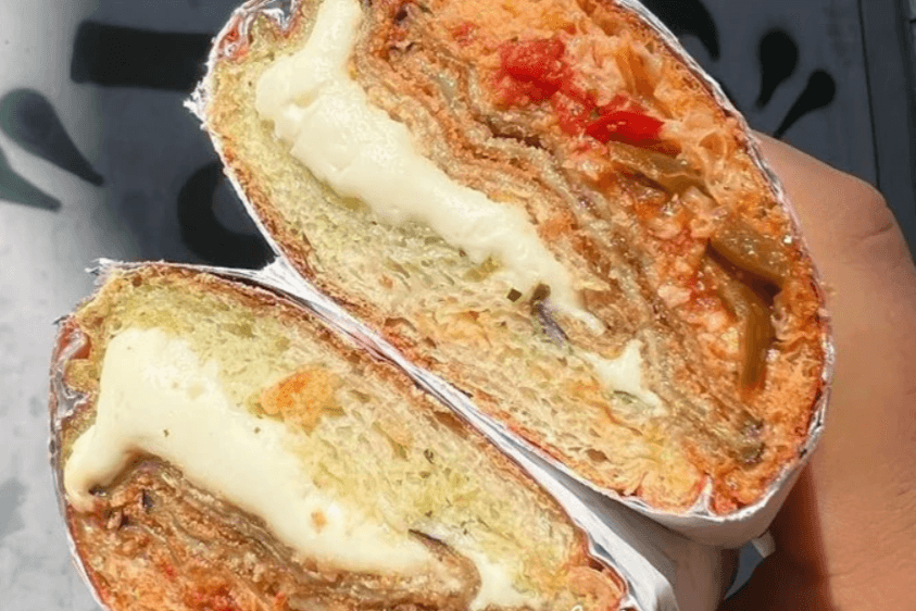 Sandwich Aubergine Parmesan / Eggplant Parmesan Sandwich