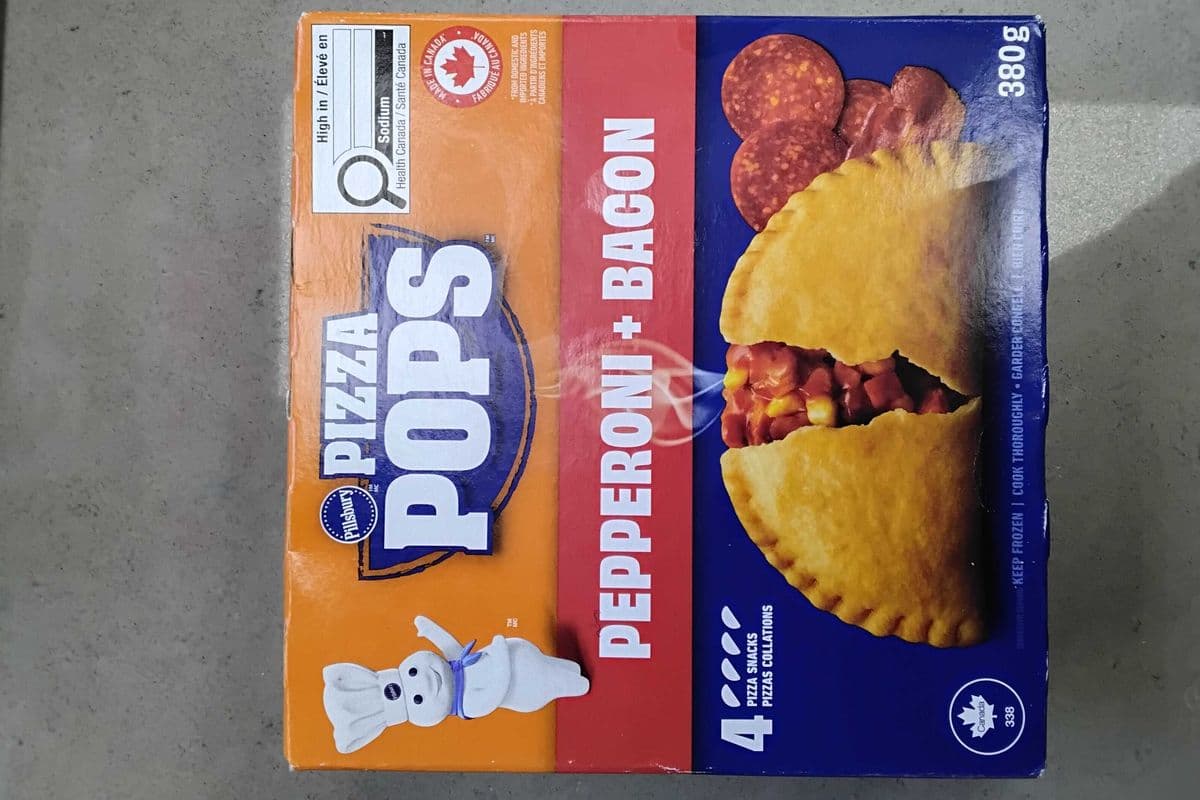 PIZZA POPS PEPPERONI + BACON (380g) (530 Cal)