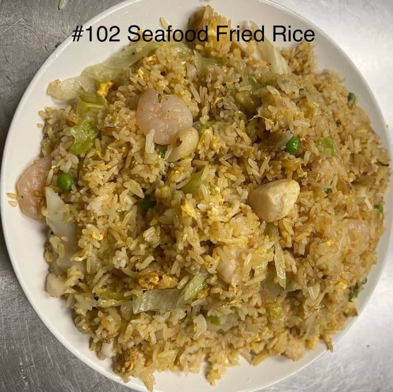 102. Seafood Fried Rice