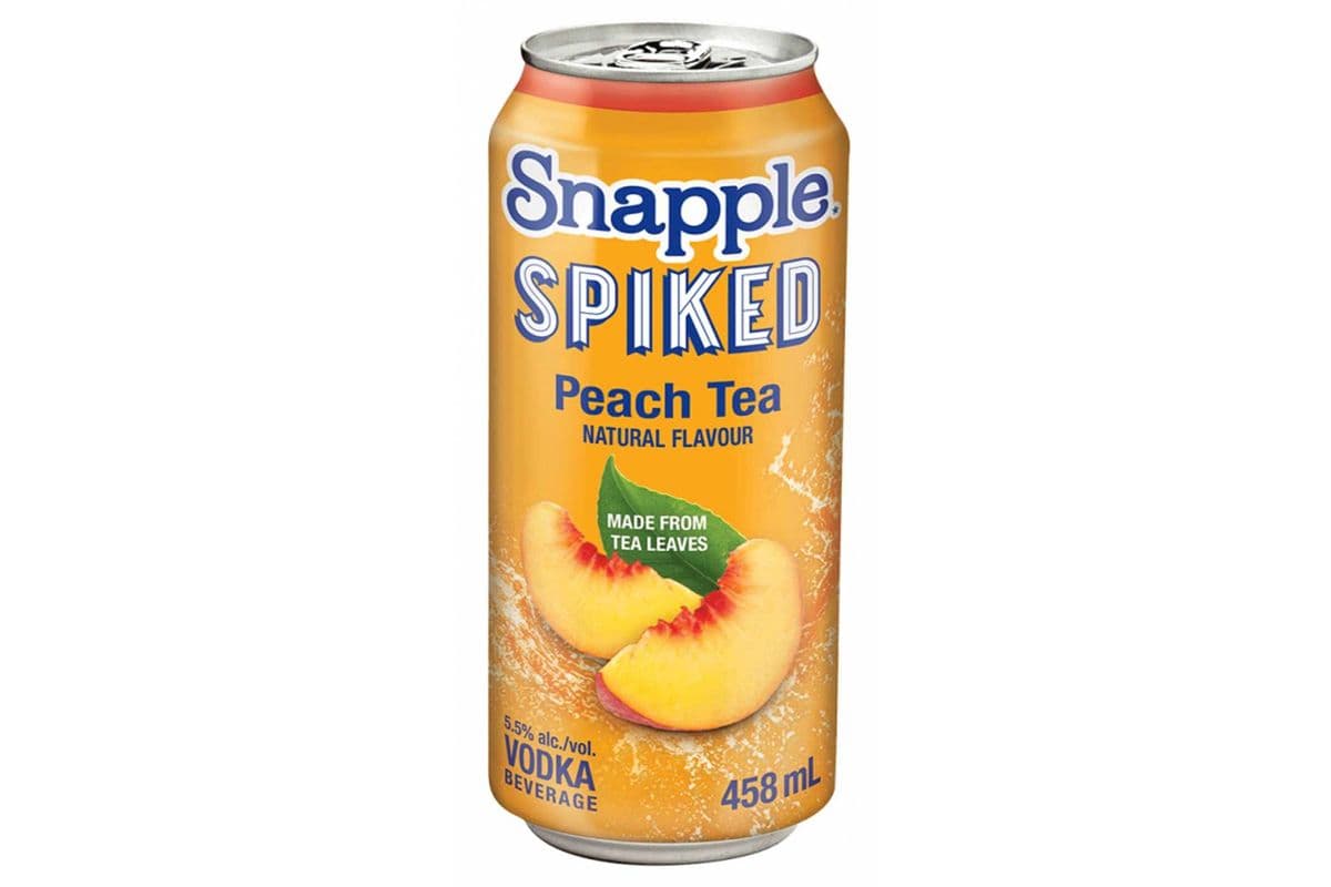 SNAPPLE SPIKED PEACH TEA VODKA BEVERAGE (1 x 458ml)