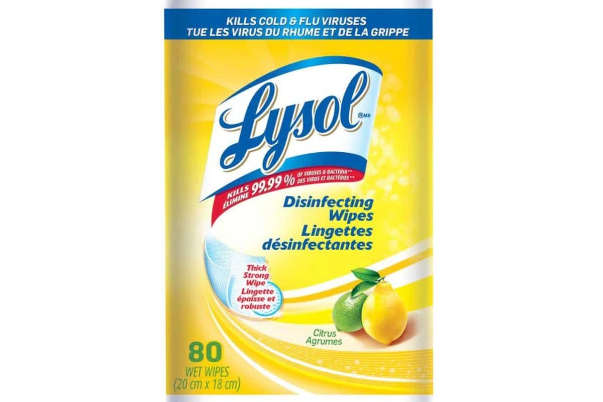 Lysol advanced disinfecting wipes (80wet wipes)