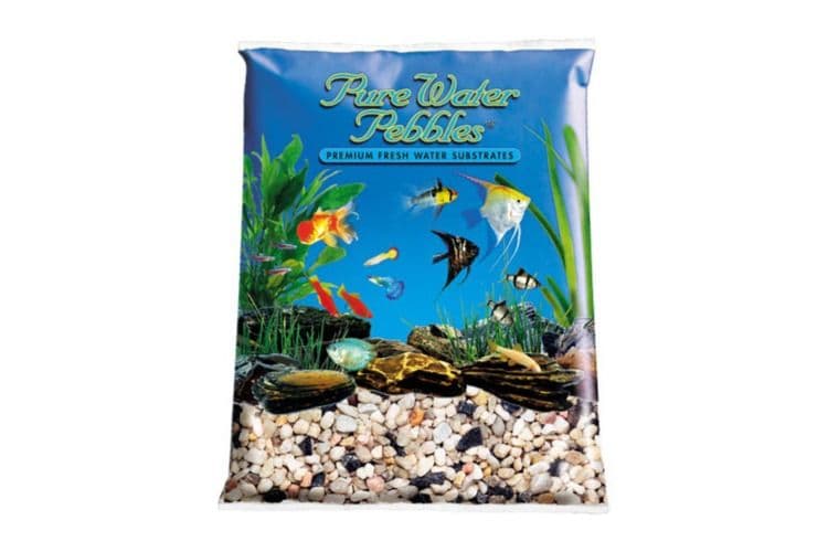 Nature's Ocean Pure Water Pebbles Rainbow Gems Aquarium Gravel (5 lbs)