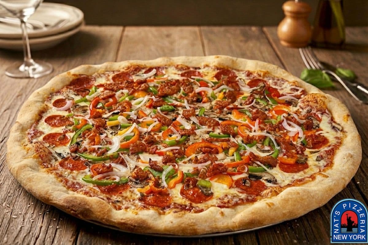 16. 16" Extra Large Meat Deluxe Pizza