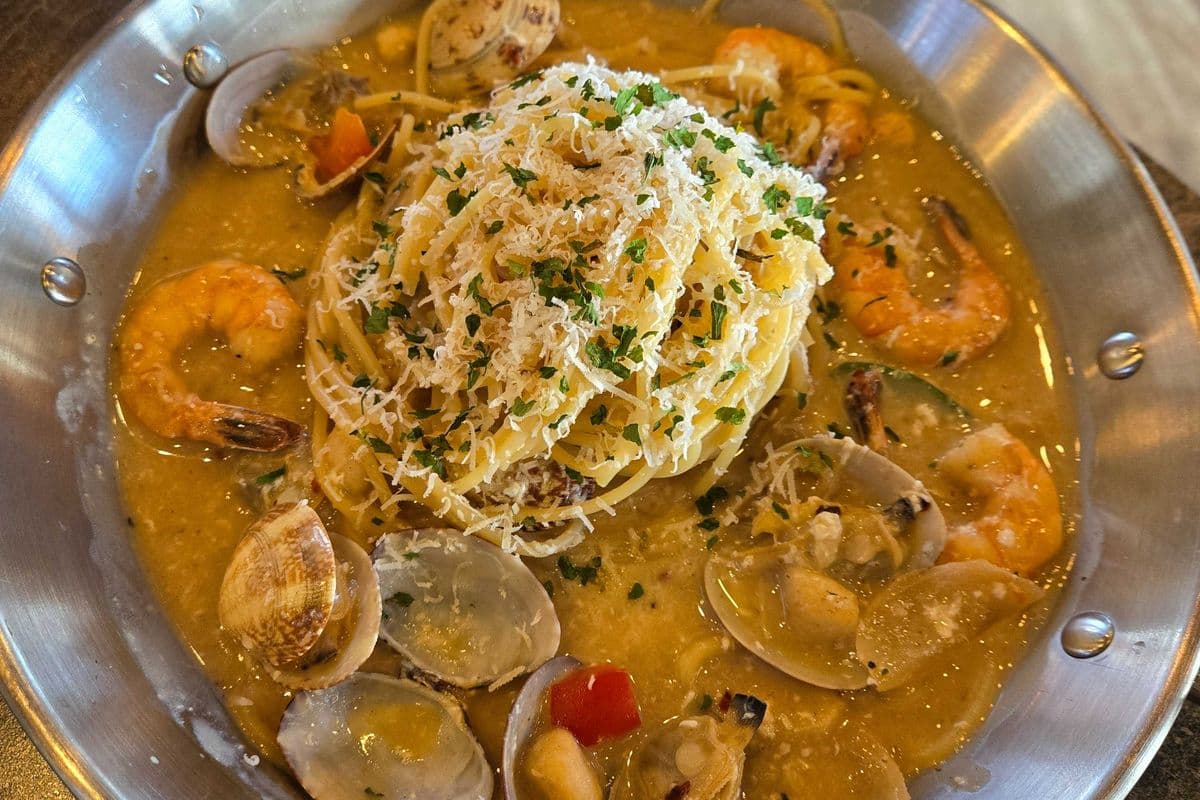 Seafood Nabe Spaghetti