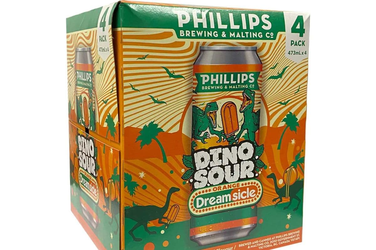 Phillips Dinosaur Orange Dreamsicle (4 x 473 ml)