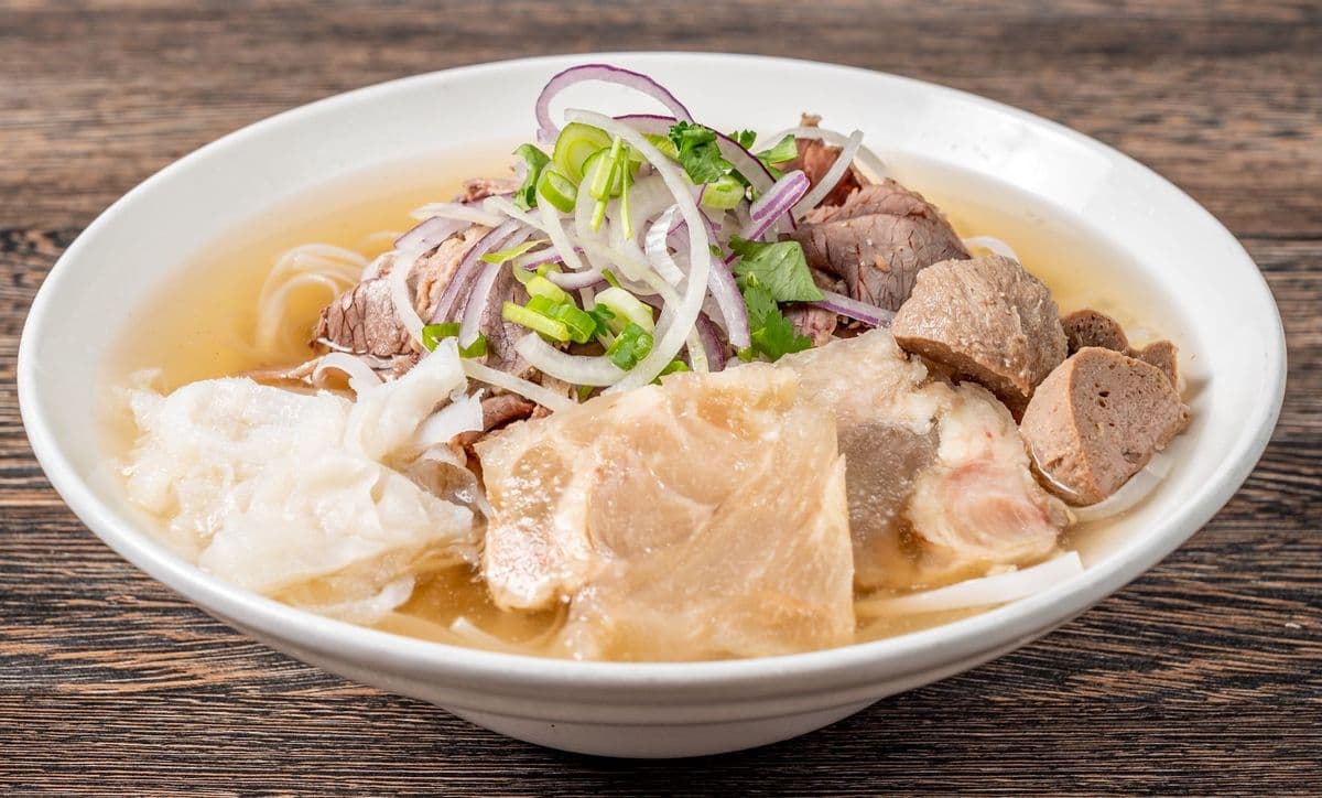 P15. Pho Brisket Tendon Tripe Beef Balls (L) - OO