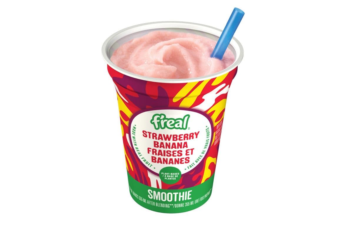 F'Real Smoothie - Strawberry Banana (12oz) 77563
