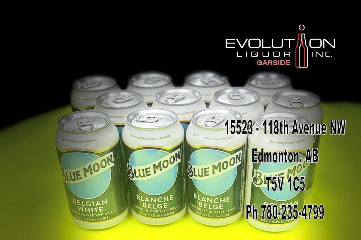 Blue Moon Belgian White Wheat Ale C355-12 (12 x 355ml Can)